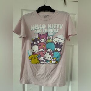 Sanrio Pastel Kids T-Shirt with Hello Kitty and Friends